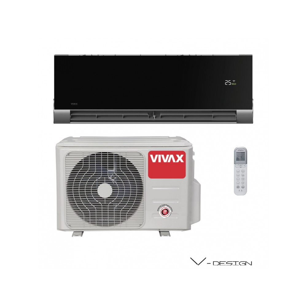 Vivax V design 3,81kw, ACP-12CH35AEVI BLACK MIRROR
